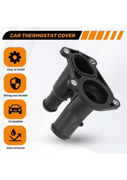 Motor Soğutucu Termostat Muhafaza Kapağı 98MM9K478DA Ford Fiesta Kutu Otomobil Outlet Borusu 98MM-9K478-DB (Yurt Dışından) fırsatları