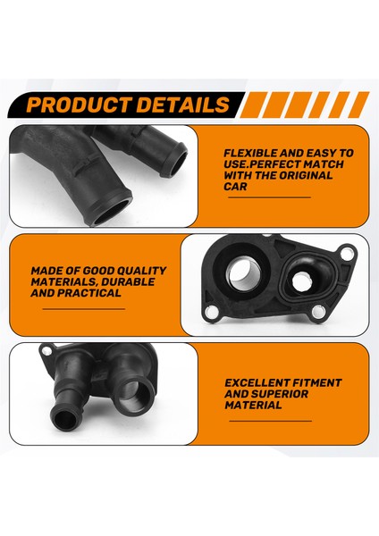 Motor Soğutucu Termostat Muhafaza Kapağı 98MM9K478DA Ford Fiesta Kutu Otomobil Outlet Borusu 98MM-9K478-DB (Yurt Dışından) indirimleri