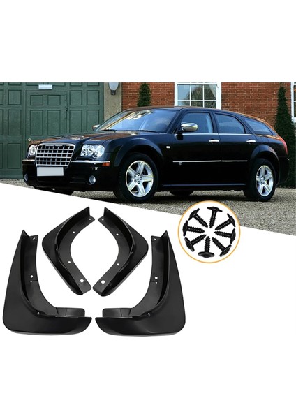 Araba Mudflap Splash Chrysler 300C 2006-2012 Aksesuarlar Için Flep Mudguards 4pcs (Yurt Dışından) fiyatları