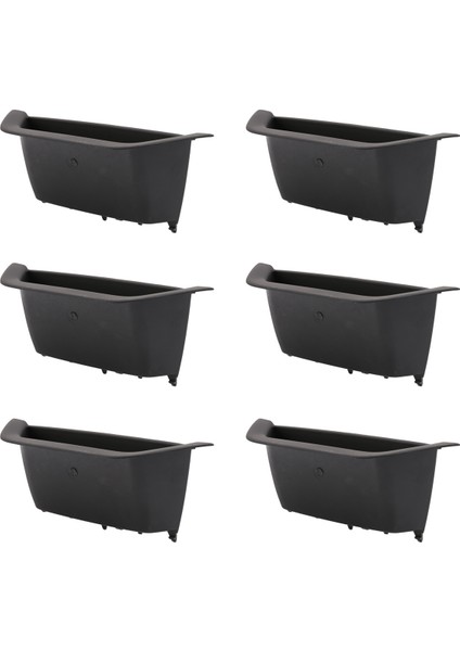 6x Araç Otomatik Iç Iç Kapı Tutar Çekme Trim Uyumlu Bmw F25 F26 X3 X4 2011-2017, Sol Taraf, Siyah (Yurt Dışından)