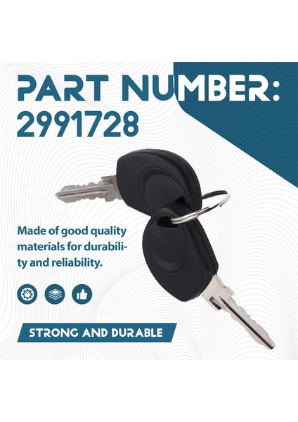 2991728 Iveco Güney 2000-2006 Kapı Kilidi Seti Için Kapı Kilidi Namlusu (Yurt Dışından) fırsatları