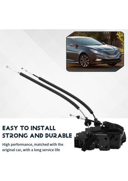 Hyundai Sonata Için Araba Kapısı Kilidi Aktüatör Kapısı Kilit Mandal Motoru 2.4l L4-Gas 3.3l V6-Gas 2006-2007 A 81320-3K010 Lhd (Yurt Dışından) fırsatları