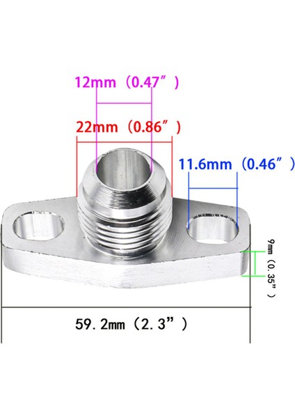 3x AN10 Turbo Yağ Dönüşü Drenaj Flanşı Adaptör Kiti GT28 GT28 GT30 GT35 T25 M8X1.25MM Cıvatalar Gümüş (Yurt Dışından) fırsatları