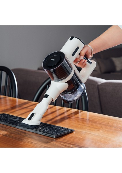 Bldc Motorlu Dikey Kablosuz Şarjlı LED Aydınlatmalı SÜPÜRGE 250 Watt SVC-8620