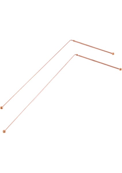 Bakır Dowsing Çubukları -% 99.9 Saf Bakır 2pcs Çubuklar Enerji Su Cadısı Dedektörü (Yurt Dışından) modelleri