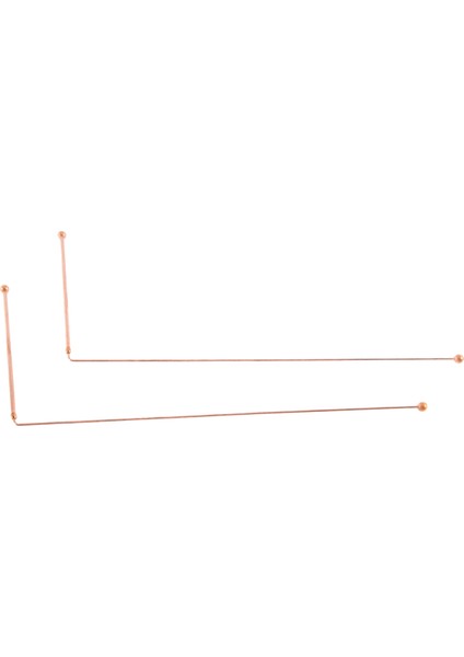 Bakır Dowsing Çubukları -% 99.9 Saf Bakır 2pcs Çubuklar Enerji Su Cadısı Dedektörü (Yurt Dışından) indirimleri