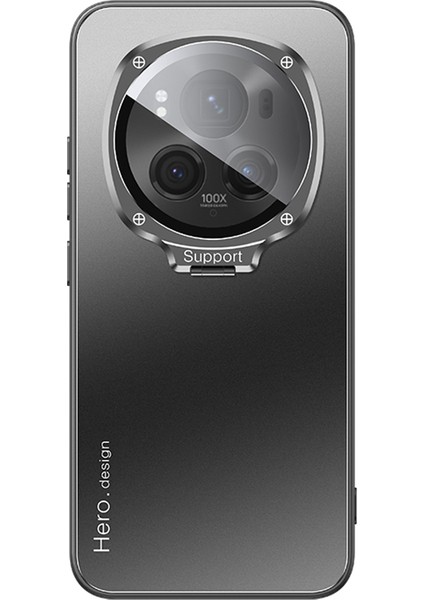 Honor Magic6 Pro 5g Manyetik Gizli Telefon Kickstand Arka Kapak (Yurt Dışından)