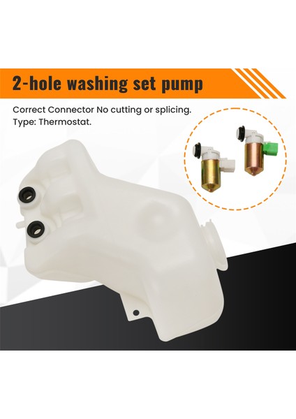 Ön Cam Silecek Yıkama Şişesi 2 Delikli Pompa Tankı Jar Kiti Nissan Patrol Gq Maverick 1988-1997 (Yurt Dışından) indirimleri