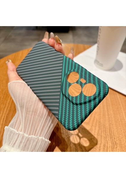 Honor 400 5g Karbon Fiber Dokulu Düşmeye Dayanıklı Sert Pc Telefon Kılıfı (Yurt Dışından) modelleri