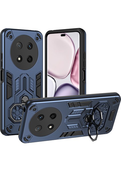 Honor Magic7 Lite 5g Halka Tutucu Ayaklı Pc + Tpu Darbeye Dayanıklı Kılıf (Yurt Dışından)