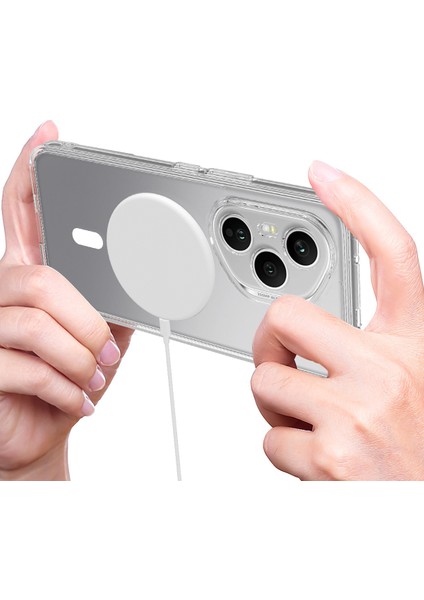 Honor 400 Pro 5g Şeffaf Telefon Kılıfı Magsafe Tpu+Akrilik Arka Kapak ile Uyumlu (Yurt Dışından) indirimleri