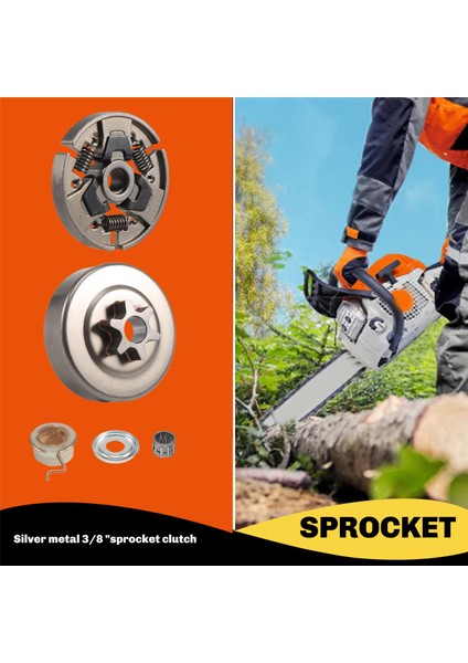 Sprocke Debriyajı Stıhl Için 3/8 Inç 017 018 021 023 025 MS170 MS180 MS210 MS230 MS250 MS250 MSOM23 Testisi 1123 640 2003,1123 640 2073 (Yurt Dışından) fırsatları