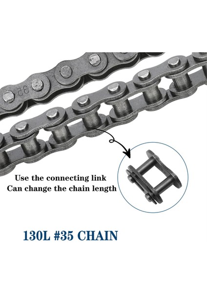 Santrifüj Debriyaj 3/4 Inç Delikli 12 Dişi 35 Zincirle 2-6.5hp Küçük Motor Parçaları Için, Mini Bisiklet Için, Go Kart (Yurt Dışından) modelleri