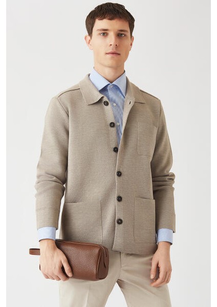 Erkek Mavi Regular Fit Likralı Ofis Tarzı Klasik Gömlek GM22K222056_C35 fırsatları