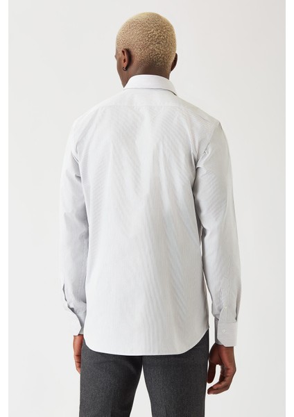 Erkek Siyah Pamuk Regular Fit Basic Klasik Gömlek GM22K222051_C99 fiyatları