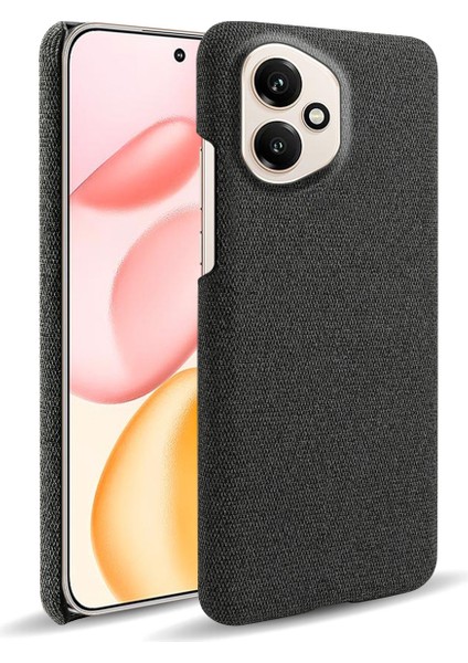 Honor 400 5g Telefon Kılıfı Kumaş Dokulu Çizilmez Koruyucu Pc Arka Kapağı (Yurt Dışından)