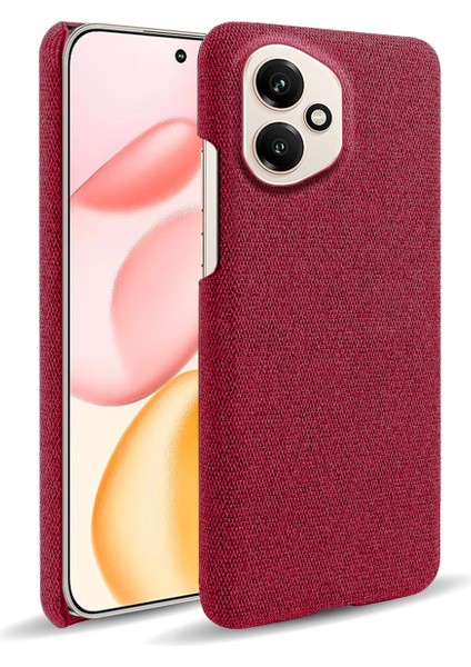 Honor 400 5g Telefon Kılıfı Kumaş Dokulu Çizilmez Koruyucu Pc Arka Kapağı (Yurt Dışından)