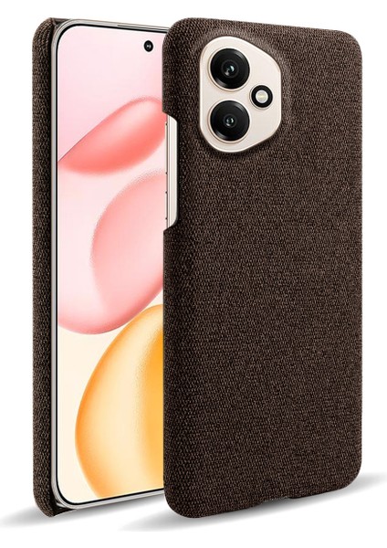 Honor 400 5g Telefon Kılıfı Kumaş Dokulu Çizilmez Koruyucu Pc Arka Kapağı (Yurt Dışından)