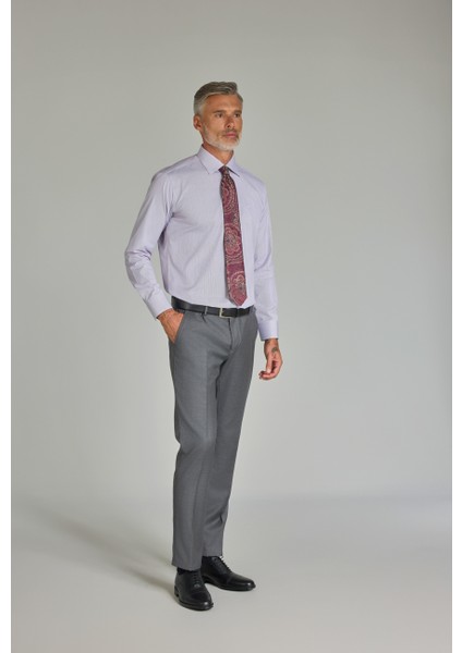 Erkek Kırmızı Pamuk Regular Fit Ofis Tarzı Klasik Gömlek GM22K222048_C24 fırsatları