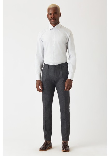 Erkek Siyah Pamuk Regular Fit Basic Klasik Gömlek GM22K222051_C99 fırsatları