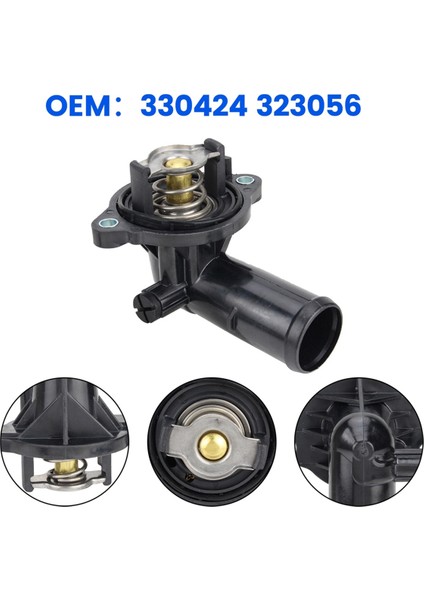 Maserati Ghibli Için Araba Motor Soğutucu Termostat Muhafazası 2014-2021 330424 323056 (Yurt Dışından) fiyatları