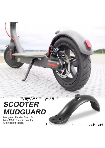 Xiaomi Mijia M365 Elektrikli Scooter Kaykay Için Mudguard Fender Guard -Black (Yurt Dışından) fırsatları