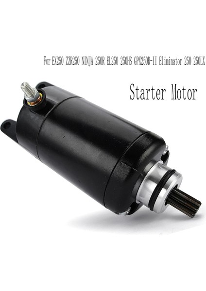 Kawasaki KLE250 Anhelo EX250 ZZR250 Nınja 250R EL250 250HS GPX250R-II Eliminator 250 250LX Için Motosiklet Başlangıç ​​motoru (Yurt Dışından) modelleri