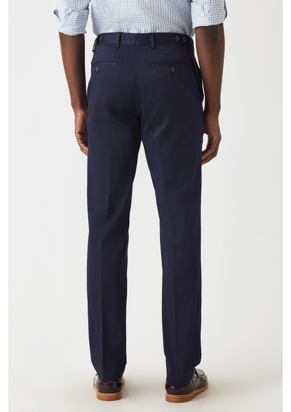 4 Cepli Lacivert Saten Spor Erkek Pantolon PNS22K22222_D39 modelleri