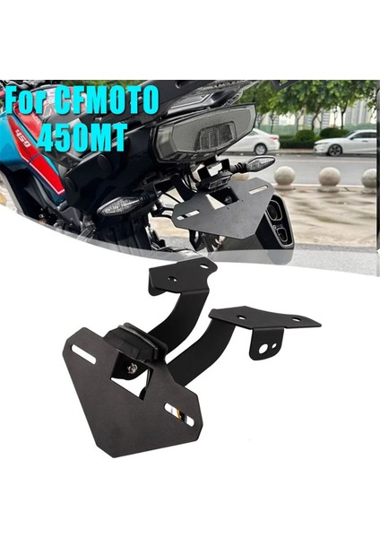 Motosiklet Plaka Tutucu Çamurluk Eliminator Kuyruk Çerçevesi Braket LED Plaka Light Cfmoto 450MT 2024 (Yurt Dışından) fiyatları