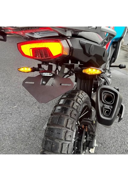 Motosiklet Plaka Tutucu Çamurluk Eliminator Kuyruk Çerçevesi Braket LED Plaka Light Cfmoto 450MT 2024 (Yurt Dışından) modelleri