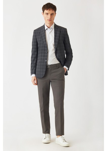 Gri 4 Cepli Spor Erkek Pantolon PNS22K22223_D55