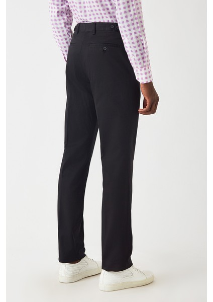 4 Cepli Siyah Saten Spor Erkek Pantolon PNS22K22222_D99 modelleri