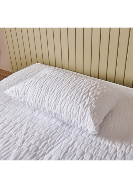 Soft Sıvı Geçirmez Kapitoneli Yastık Alezi - Beyaz - 50X70 cm fiyatları