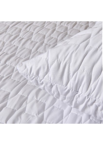Soft Sıvı Geçirmez Kapitoneli Yastık Alezi - Beyaz - 50X70 cm modelleri
