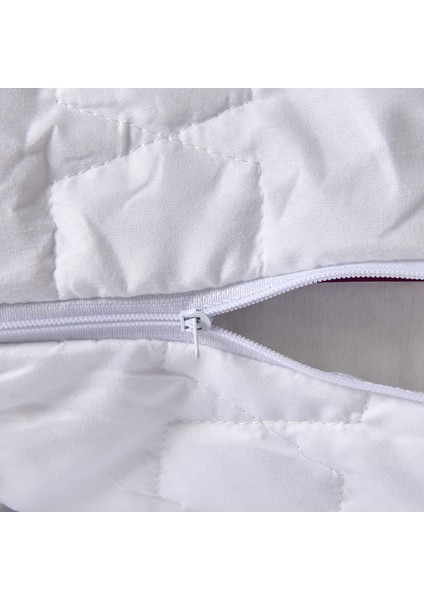 Soft Sıvı Geçirmez Kapitoneli Yastık Alezi - Beyaz - 50X70 cm fırsatları