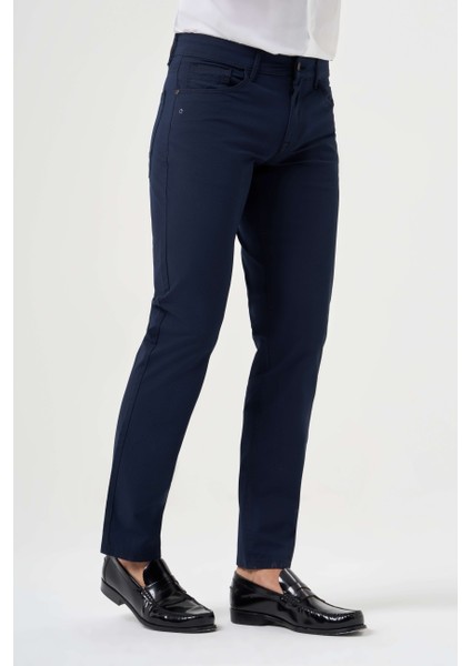 Lacivert Pamuk 5 Cepli Spor Erkek Pantolon PNS23Y23110_D39 fırsatları