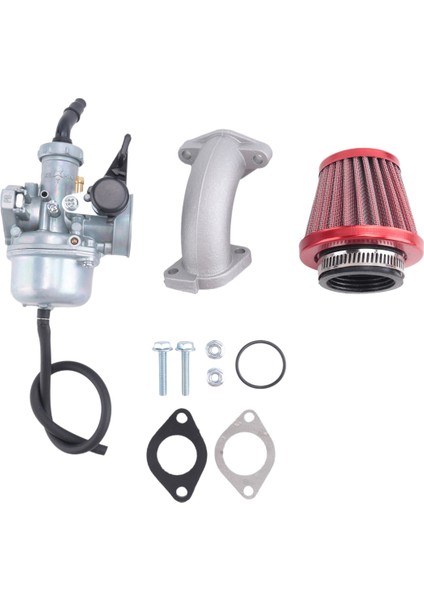 PZ22 Karbüratör Hava Emme Tüpü Hava Filtresi Motosiklet Aksesuarları Plaj Bisiklet Parçaları (Yurt Dışından)