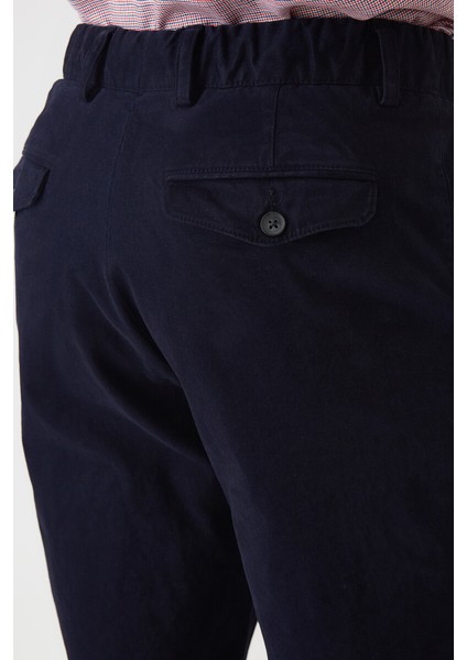 Lacivert Lastikli 4 Cepli Spor Erkek Pantolon PNS22K22229_D39 modelleri