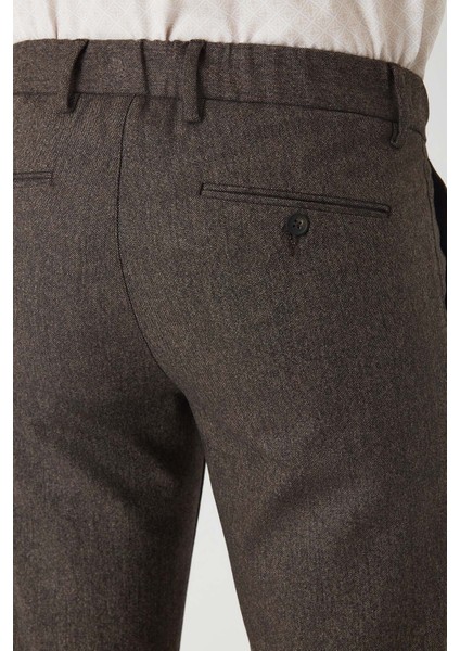 Kahverengi Lastikli 4 Cepli Spor Erkek Pantolon PNS22K22227_D11 fırsatları
