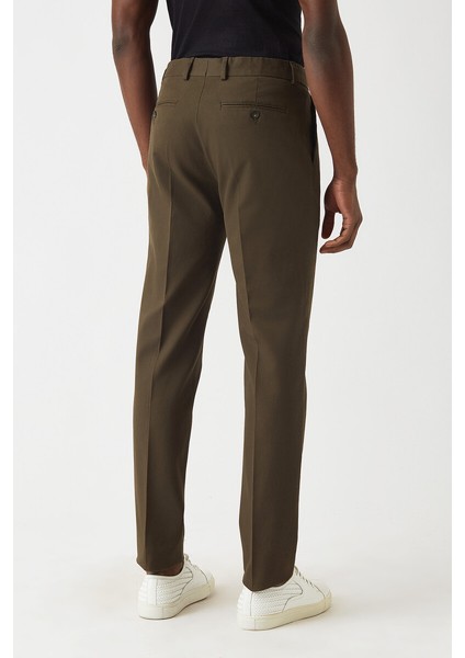 Haki Çift Pileli 4 Cepli Spor Erkek Pantolon PNS22K22225_D49 fiyatları