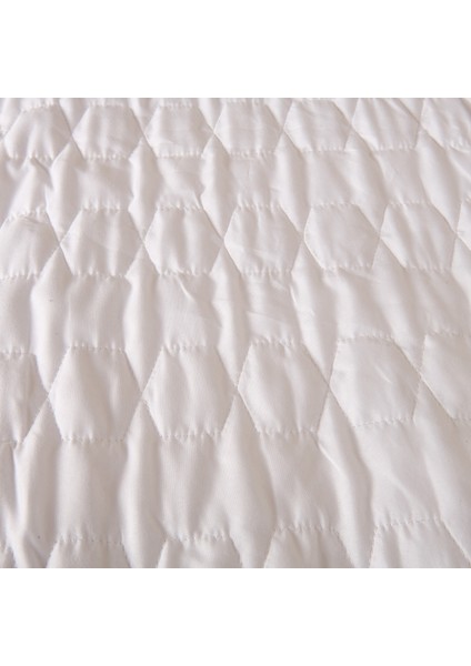 Soft Kapitoneli Sıvı Geçirmez Fitted Çift Kişilik Alez - Beyaz - 180X200 cm fiyatları