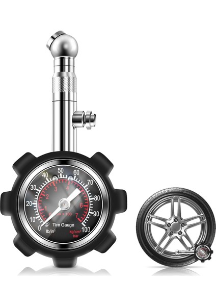 Car 100PSI Çok Function Lastik Basınç Göstergesi Lastik Basınç Izleme Ölçer Lastik Basınç Göstergesi (Yurt Dışından) modelleri