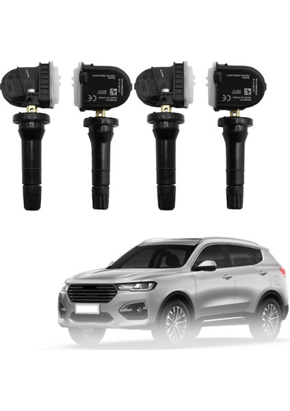 4pcs Araba Tpms Sensör Lastik Basınç Sensörü Izleme Sistemi 3641100XKV3AA Great Wall Haval F7 H6 Wey Vv5 Vv6 (Yurt Dışından) fiyatları