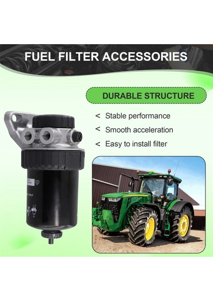 RE527507 Yakıt Filtresi John Deere Tractor Için Assy 4045 5080 5080R 5090 5090R 5100R 6068 6105M 6125M 6130 6225 6230 (Yurt Dışından) indirimleri