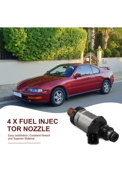4pcs 06164-P0F-000 Yeni Yakıt Enjektör Nozul Honda Prelude 2.2l (1993-1996) (Yurt Dışından) fırsatları