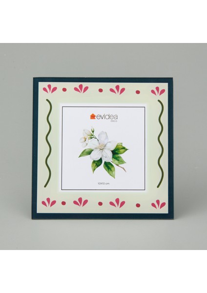Deco Jardin Çerçeve - Renkli - 10X10 cm