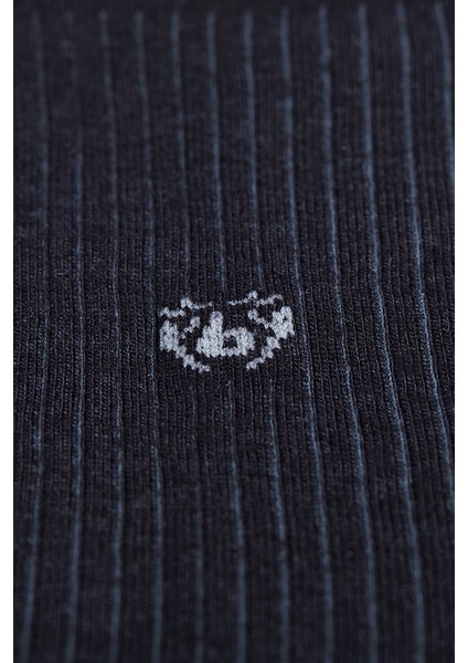 Erkek Bambu Gri Desenli Siyah Uzun Çorap CRBMB23Y104_99-8 fiyatları