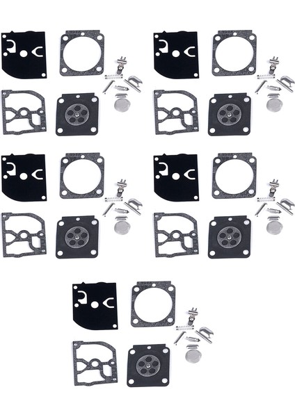 5 Set Karbüratör Onarım Kiti Düzeltici Parçaları Stıhl HS45 FS55 FS38 BG45 MM55 4137 Zama C1Q Için RB-100 Conta Diyaframı (Yurt Dışından)