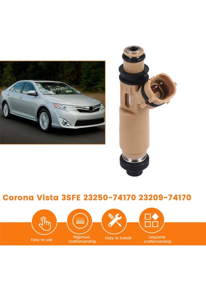 Toyota Camry Rav4 Avensis Ipsum Corona Vista Için Araba Yakıt Enjektörü 3sfe 23250-74170 23209-74170 (Yurt Dışından) fırsatları