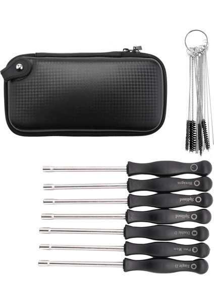 11 Adet Karbüratör Ayarı Tornavida Alet Kiti, Karbonhidrat Temizleme Iğneleri ile Ortak 2 Bisiklet Karburatör Için Uygun Fırçalar (Yurt Dışından)